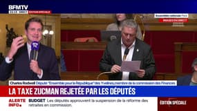 Charles Rodwell, député "Ensemble pour la République", déclare "qu'en l'état, il ne votera pas le budget"