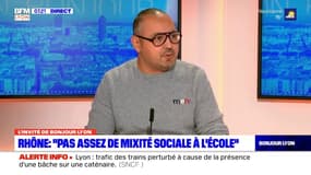 Métropole lyonnaise: Farid Ben Moussa, de l'association No Ghetto, accuse les élus écologistes de ne rien faire pour la mixité sociale dans les collèges