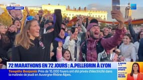 72 marathons en 72 jours : Alban Pellegrin fait un stop à Lyon