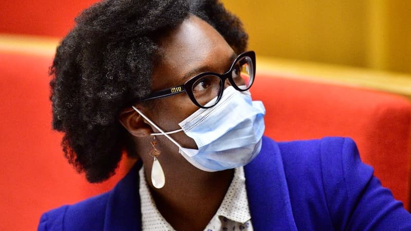 L'ancienne porte-parole du gouvernement Sibeth Ndiaye le 23 septembre 2020 au Sénat.