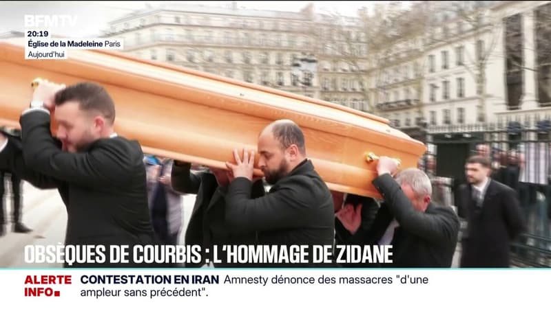 "C'est quelqu'un qui a compté pour moi", l'hommage de Zinedine Zidane aux obsèques de Rolland Courbis