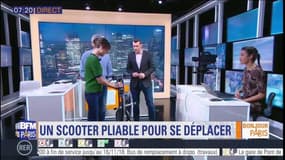Innovation: un scooter pliable et électrique pour se déplacer en ville