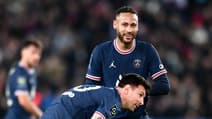 Neymar avec le sourire lors de PSG-Lille