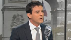 Le ministre de l'Intérieur Manuel Valls sur BFMTV le 12 novembre 2013