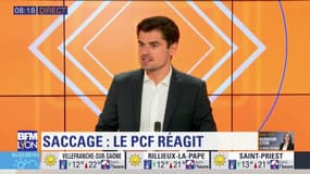 Locaux du PCF vandalisé à Lyon: Raphaël Debû, secrétaire départemental du parti, réclame "une punition symbolique"