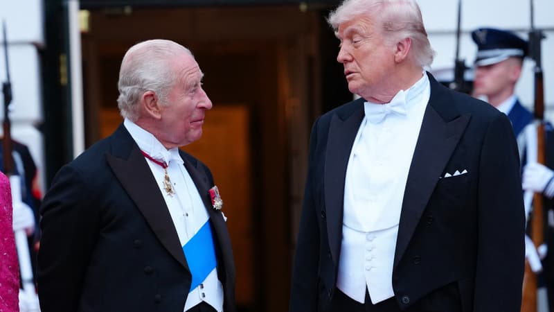 "Deux rois": quand la Maison Blanche imagine Donald Trump en monarque aux côtés de Charles III