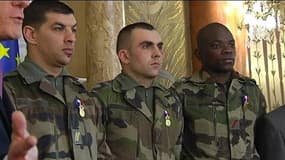 Les trois militaires agressés à Nice décorés