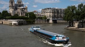 Pendant les JO de Paris, le transport de céréales acheminé par des péniches pourrait être perturbé.