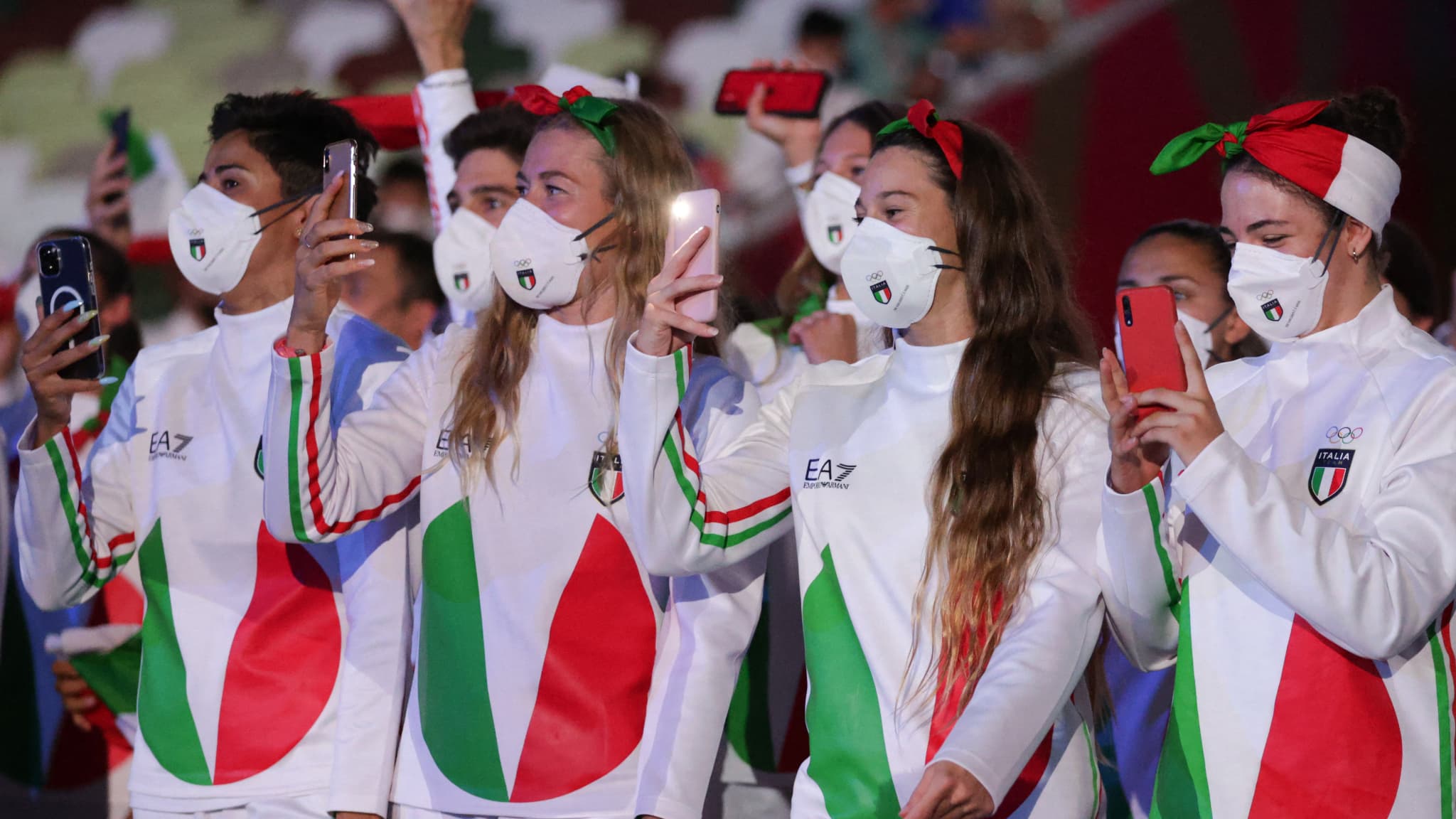 JO : les costumes des Italiens  