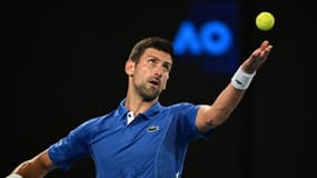 Novak Djokovic à l'Open d'Australie, le 14 janvier 2024.