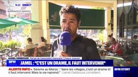Séisme au Maroc: "Aujourd'hui, il ne s'agit pas de critiquer mais de soutenir et d'aider" affirme Jamel Debbouze en direct de Marrakech