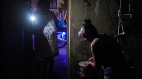 Des habitants de la ville de Matanzas, à Cuba, ce vendredi 18 octobre 2024.