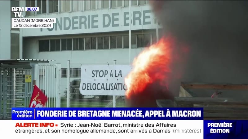 Fonderie de Bretagne menacée de fermeture: les responsables syndicaux lancent un appel au président de la République