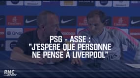 PSG - ASSE : "J'espère que personne ne pense à Liverpool" prévient Tuchel