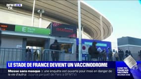 Covid-19: le Stade de France transformé en vaccinodrome