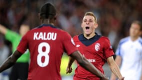 Salomon Kalou et Lucas Digne