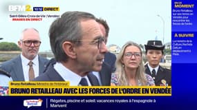 "Entrer dans ce gouvernement, ça ne fait pas de nous des macronistes", réaffirme Bruno Retailleau