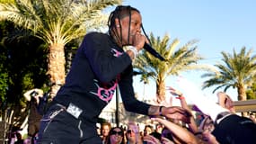 Travis Scott en concert le 11 février 2023 à Phoenix.