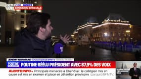 Réélection de Vladimir Poutine: la place Rouge complètement déserte et barricadée