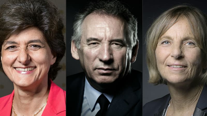 Sylvie Goulard, François Bayrou et Marielle de Sarnez