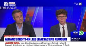 Le président du groupe Union de la Droite et du Centre à Strasbourg, s'exprime sur l'alliance RN-LR prônée par Eric Ciotti 
