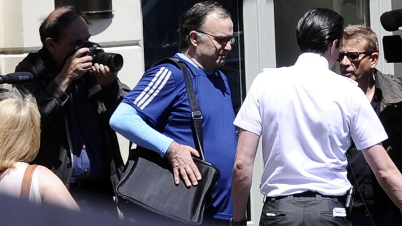 Marcelo Bielsa, à son arrivée samedi à Marseille