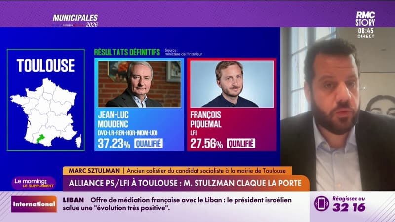 Alliance PS/LFI à Toulouse : Marc Sztulman claque la porte