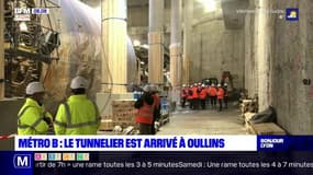 Métro B: le tunnelier est arrivé à Oullins
