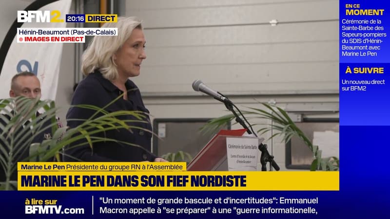1.461 agressions répertoriées contre les pompiers en 2024: "Ces chiffres sont inacceptables et révoltants", assure Marine Le Pen
