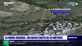 La Mure-Argens: chute de 20 mètres d'un couple roulant sur un quad