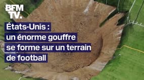 Un énorme gouffre de 30 mètres de long a englouti un terrain de football aux États-Unis