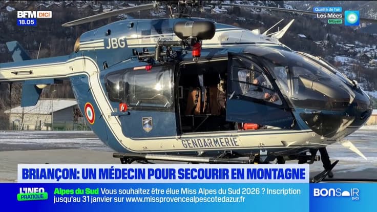 Briançon : un médecin pour secourir en montagne