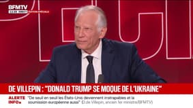 Dominique de Villepin, ancien Premier ministre: "Donald Trump se moque de l'Ukraine comme il se moque de Gaza"