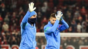 Gianluigi Donnarumma et Guglielmo Vicario avec la sélection italienne
