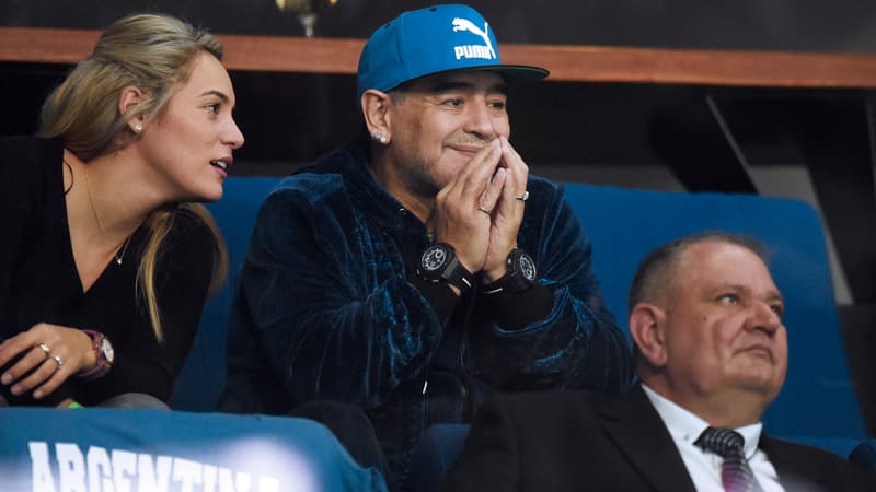 Rocio Oliva et Diego Maradona