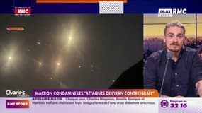Macron condamne les "attaques de l'Iran contre Israël"