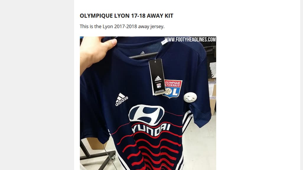 Maillot OL Maillot OL