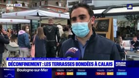 Réouvertures: les terrasses bondées à Calais