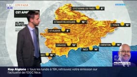 Météo Côte d’Azur: beaucoup de soleil ce jeudi, jusqu'à 15°C à Cannes