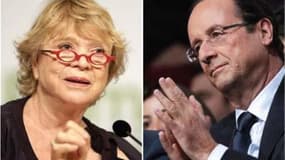 L'imbroglio nucléaire qui a déchiré socialistes et écologistes ébranle la candidature de François Hollande et affaiblit grandement celle d'Eva Joly, au point que la majorité se prend de nouveau à croire en une victoire en 2012. /Photos d'archives/REUTERS