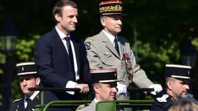 Emmanuel Macron et le général Pierre de Villiers, le 14 juillet. 