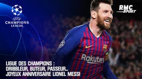Ligue des champions : Dribbleur, buteur, passeur... Joyeux anniversaire Lionel Messi