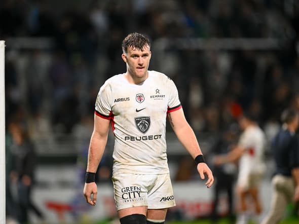 Joshua Brennan, ici lors du match Pau-Toulouse (14-22, Top 14), le 19 octobre 2024