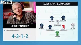 L'Equipe-Type L1 2014/2015 de Luis Fernandez