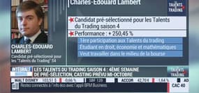 Les Talents du Trading, saison 4: Charles-Edouard Lambert a réalisé une performance de +250% - 18/09
