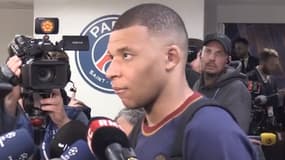 Kylian Mbappé après PSG-Dortmund le 7 mai 2024