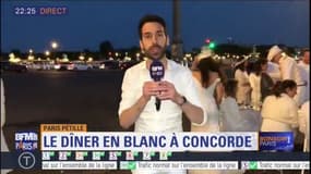 Paris: des milliers de "dîneurs en blanc" autour des Tuileries