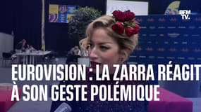 "C'était un geste de déception": La Zarra réagit après son geste polémique au moment de l'annonce de sa 16e place à l'Eurovision