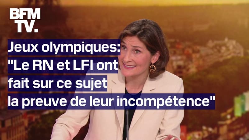 Jeux olympiques: l'interview d'Amélie Oudéa-Castéra en intégralité