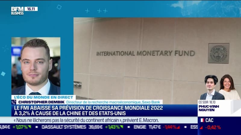 Le FMI abaisse sa prévision de croissance mondiale 2022 à 3,2% à cause de la Chine et des Etats-Unis